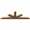 Ekena Millwork Saratoga Smooth Timber Gable Bracket, Western Red Cedar, 84"W x 28"H x 3 1/2"D x 5 1/2"F, 8/12 Pitch GBW084X28X0406SAR00SWR - alternate 5